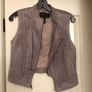 Bcbg suede vest